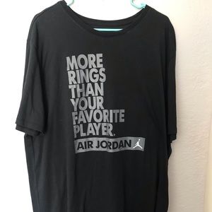 Jordan dri-fit t shirt black